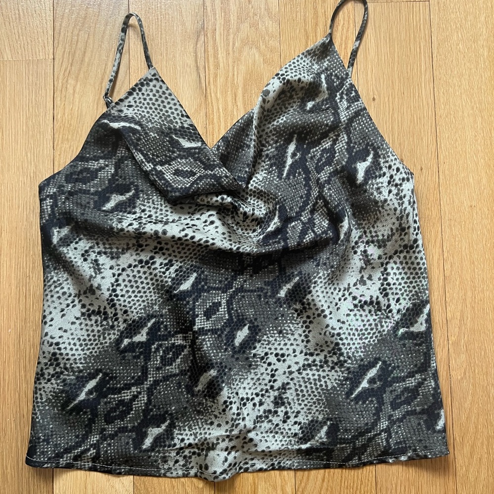 Snakeskin blouse